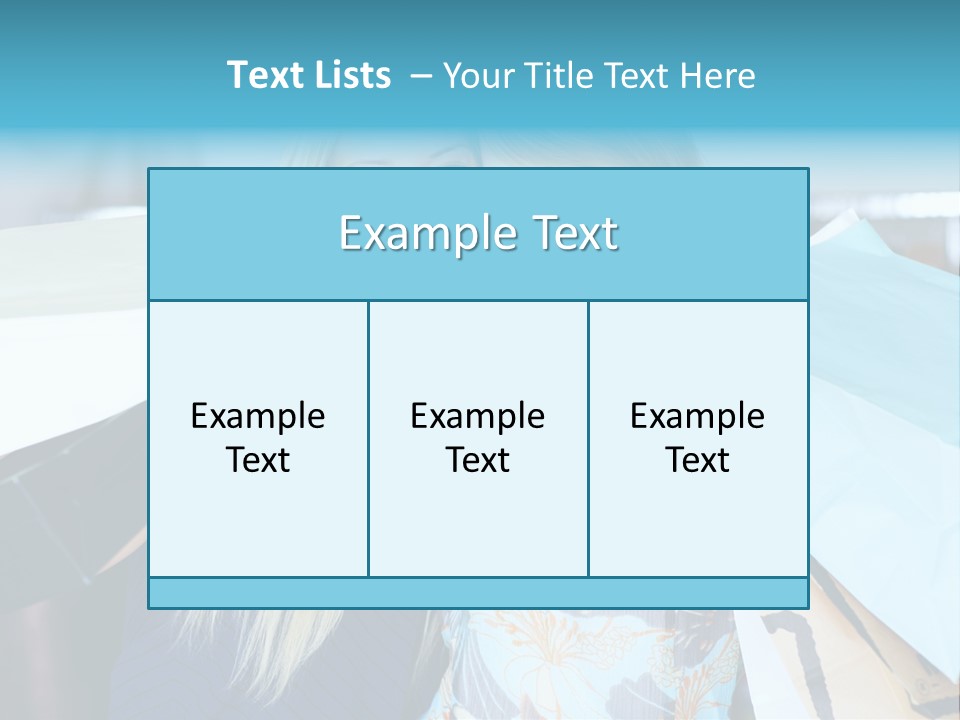 Two Beautiful Women Holding Shopping Bags Powerpoint Template PowerPoint Template