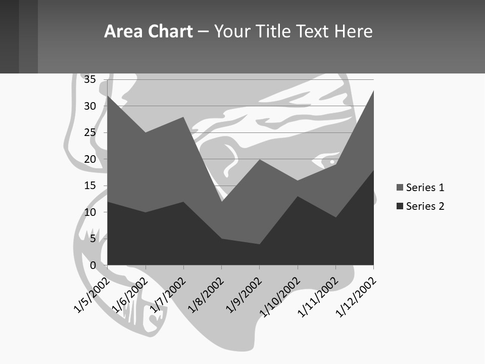 A Black And White Silhouette Of A Man's Head PowerPoint Template