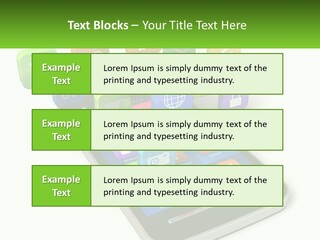 A Cell Phone With A Lot Of Colorful App Icons Coming Out Of It PowerPoint Template