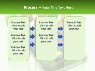 A Cell Phone With A Lot Of Colorful App Icons Coming Out Of It PowerPoint Template