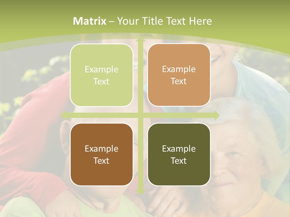 A Group Of People Are Smiling For The Camera PowerPoint Template