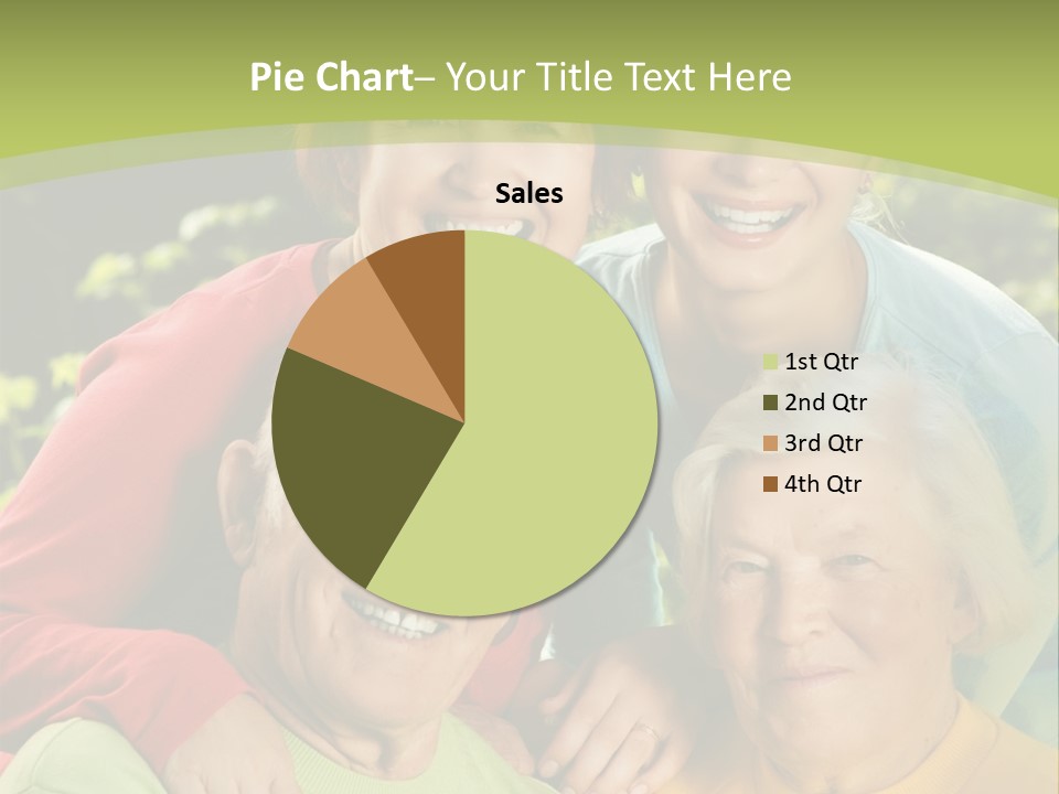 A Group Of People Are Smiling For The Camera PowerPoint Template