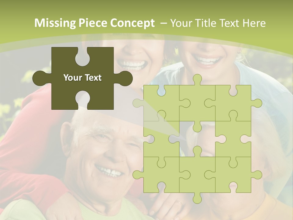 A Group Of People Are Smiling For The Camera PowerPoint Template