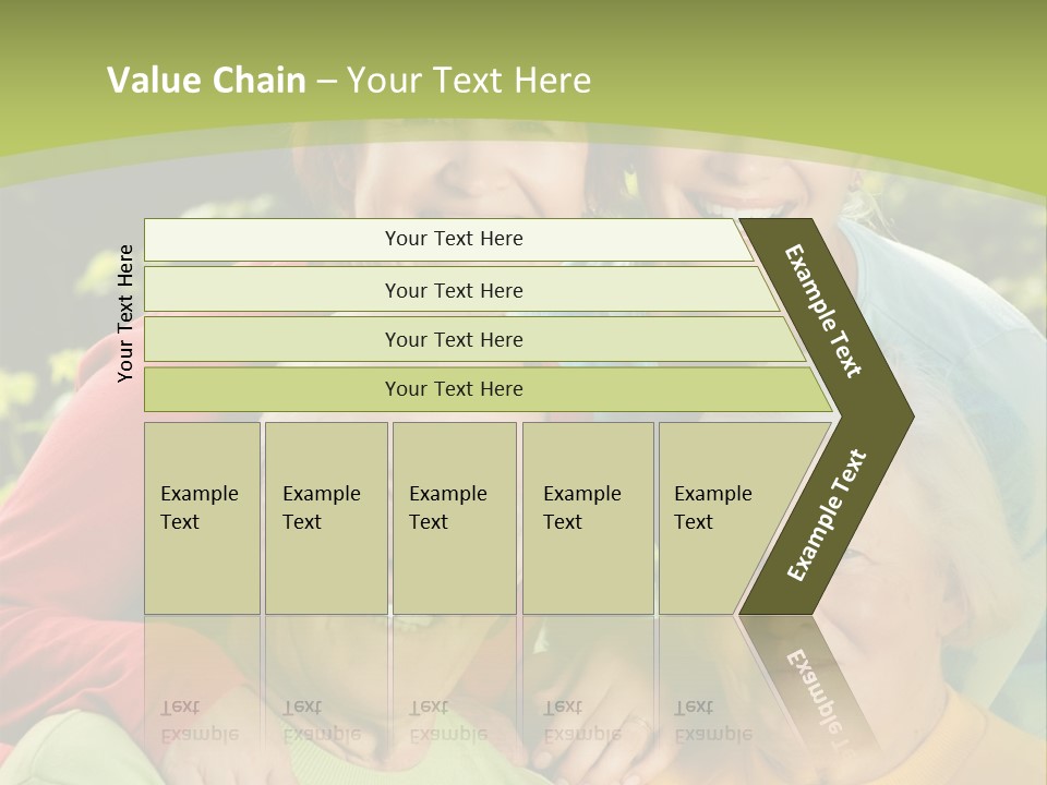 A Group Of People Are Smiling For The Camera PowerPoint Template