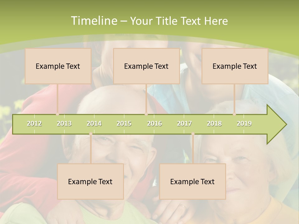 A Group Of People Are Smiling For The Camera PowerPoint Template