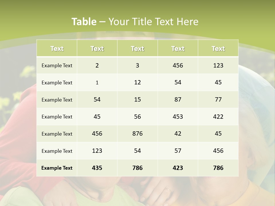 A Group Of People Are Smiling For The Camera PowerPoint Template