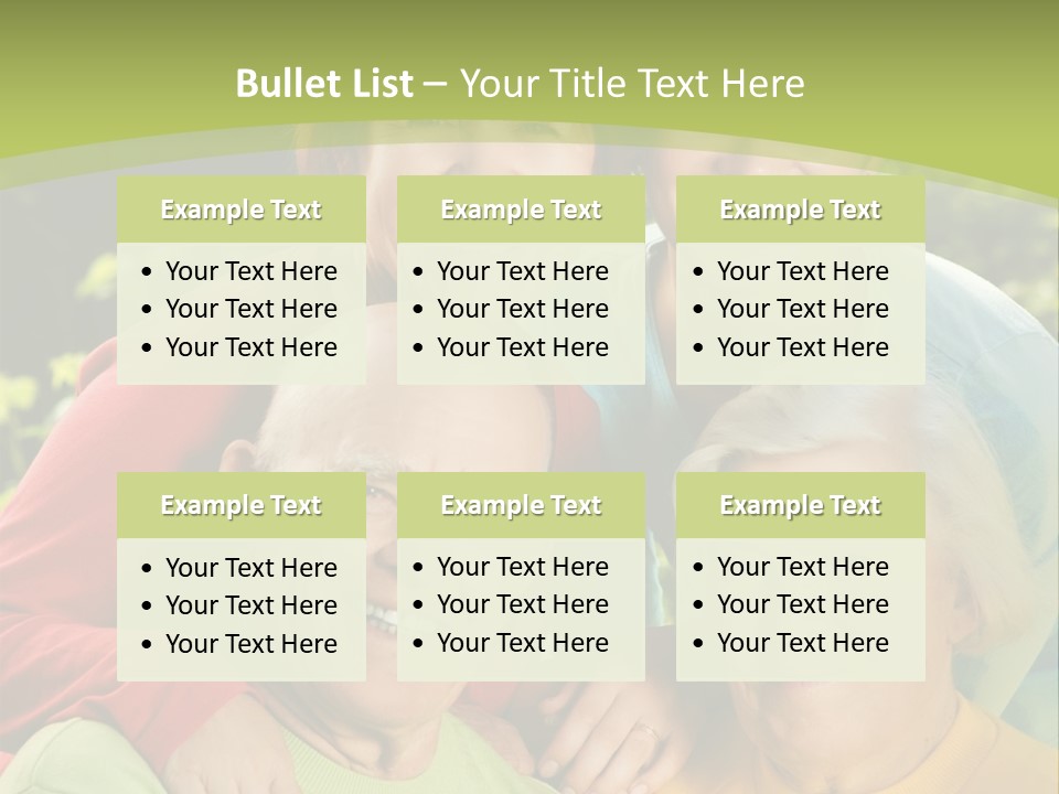 A Group Of People Are Smiling For The Camera PowerPoint Template