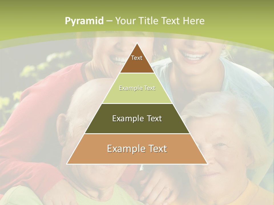 A Group Of People Are Smiling For The Camera PowerPoint Template