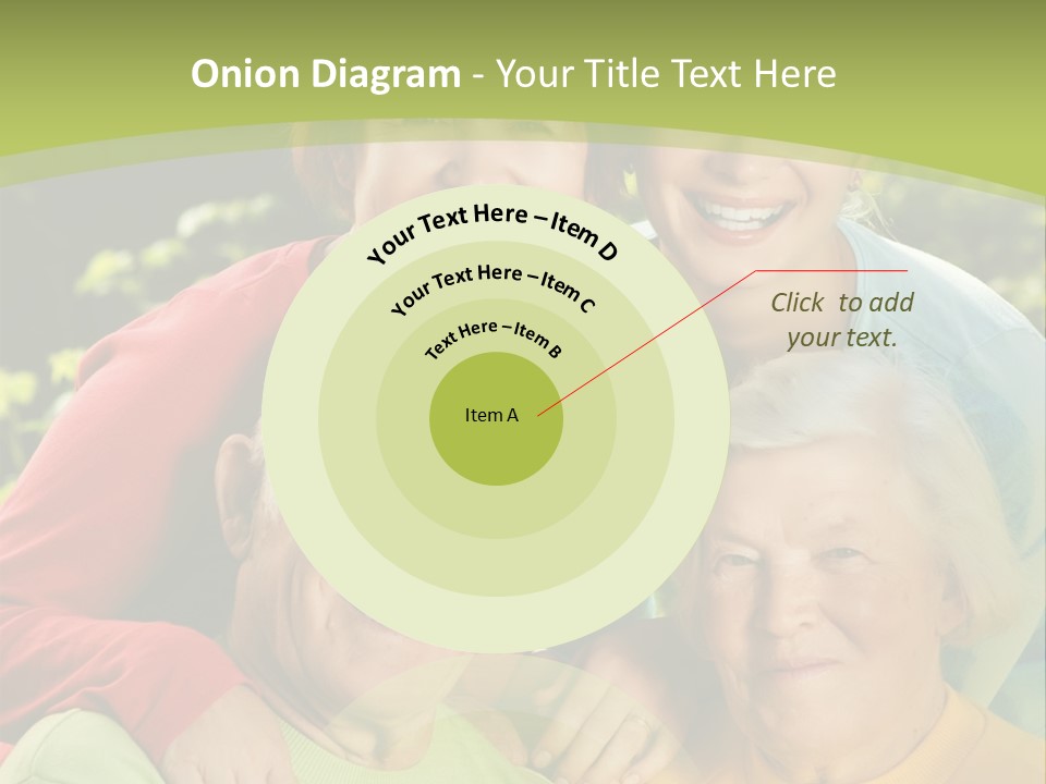 A Group Of People Are Smiling For The Camera PowerPoint Template