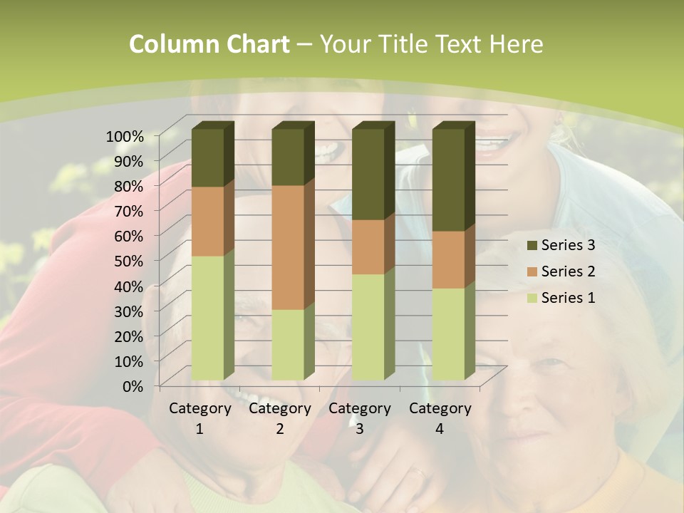 A Group Of People Are Smiling For The Camera PowerPoint Template