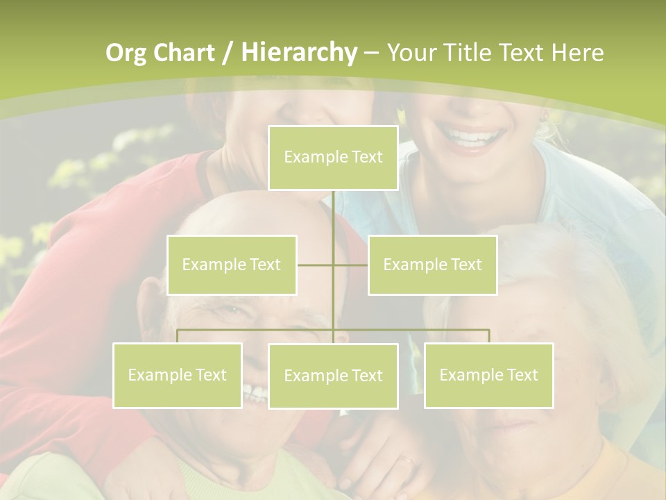 A Group Of People Are Smiling For The Camera PowerPoint Template
