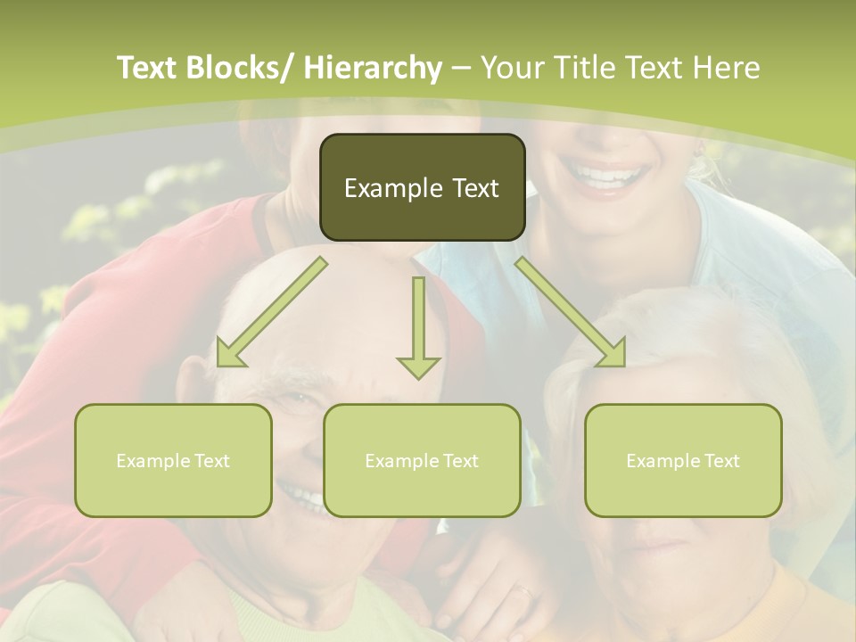 A Group Of People Are Smiling For The Camera PowerPoint Template