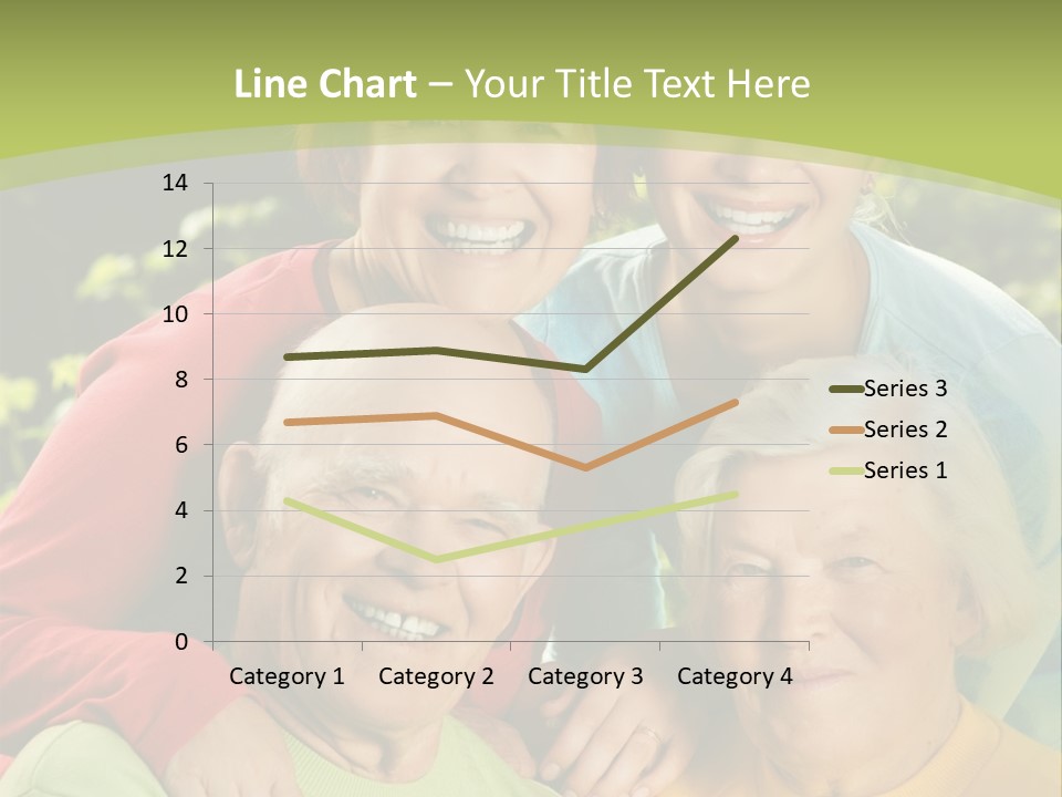 A Group Of People Are Smiling For The Camera PowerPoint Template