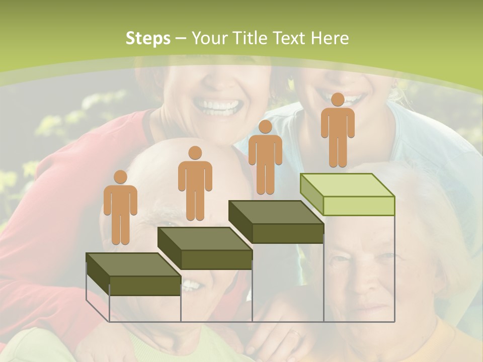 A Group Of People Are Smiling For The Camera PowerPoint Template