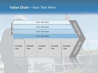 A Man Standing In Front Of A Construction Site PowerPoint Template