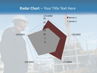A Man Standing In Front Of A Construction Site PowerPoint Template