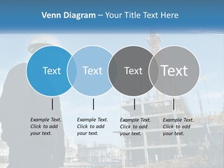 A Man Standing In Front Of A Construction Site PowerPoint Template