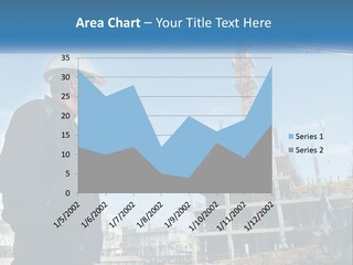 A Man Standing In Front Of A Construction Site PowerPoint Template