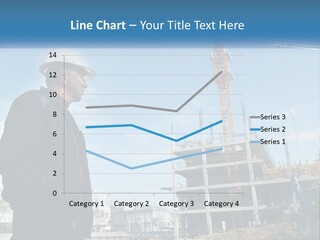 A Man Standing In Front Of A Construction Site PowerPoint Template