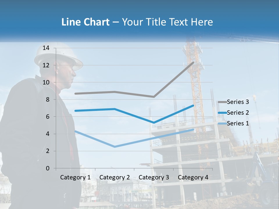 A Man Standing In Front Of A Construction Site PowerPoint Template