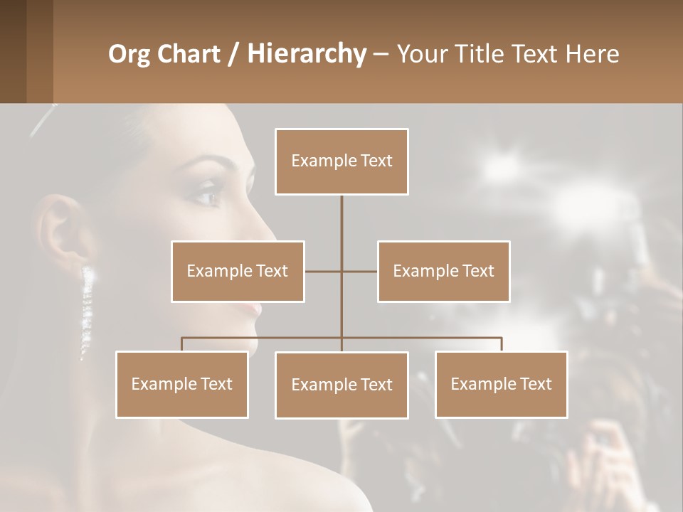 A Woman Is Taking Pictures With Her Camera PowerPoint Template