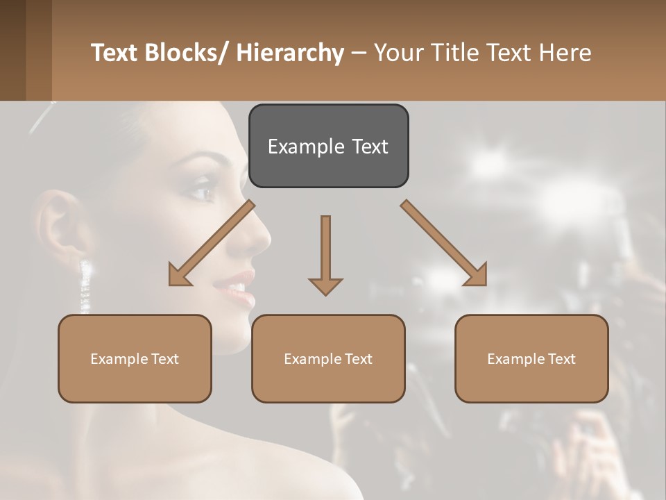 A Woman Is Taking Pictures With Her Camera PowerPoint Template