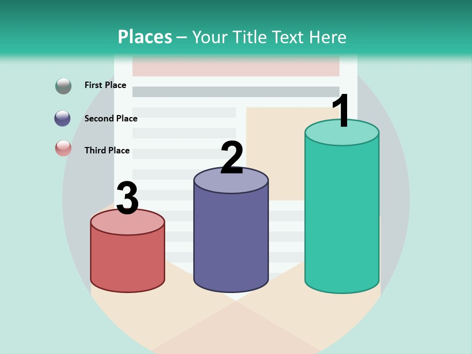 An Email Envelope With A Paper In The Middle Of It PowerPoint Template