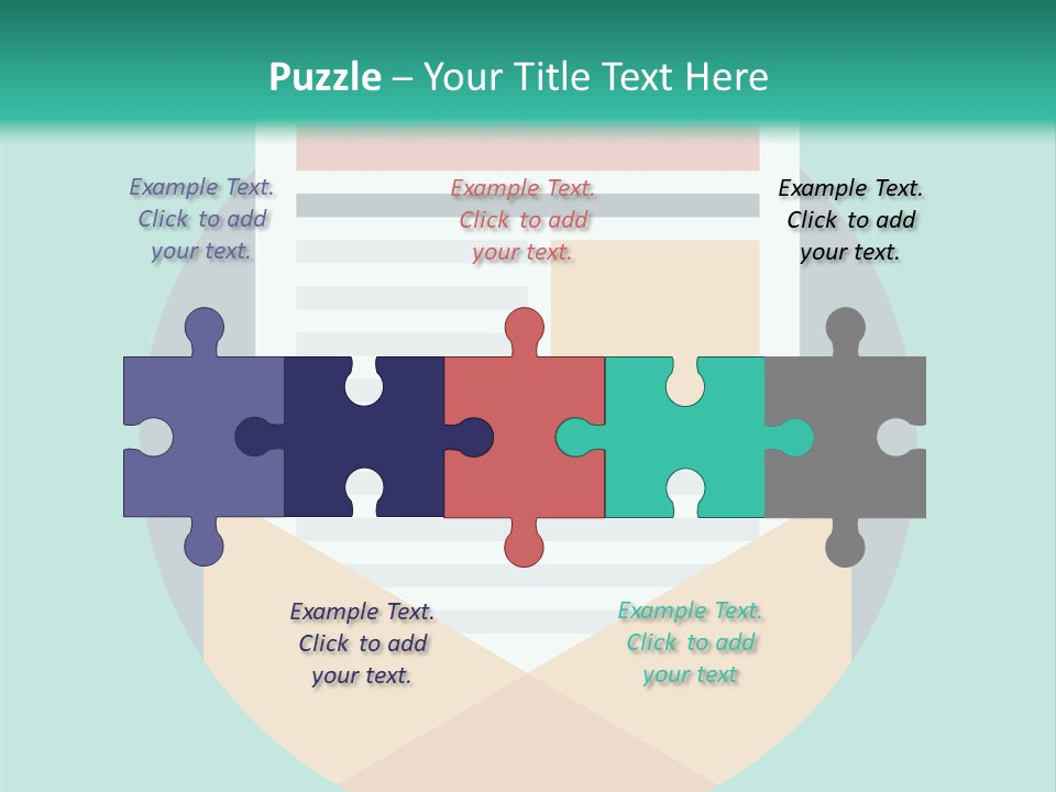 An Email Envelope With A Paper In The Middle Of It PowerPoint Template