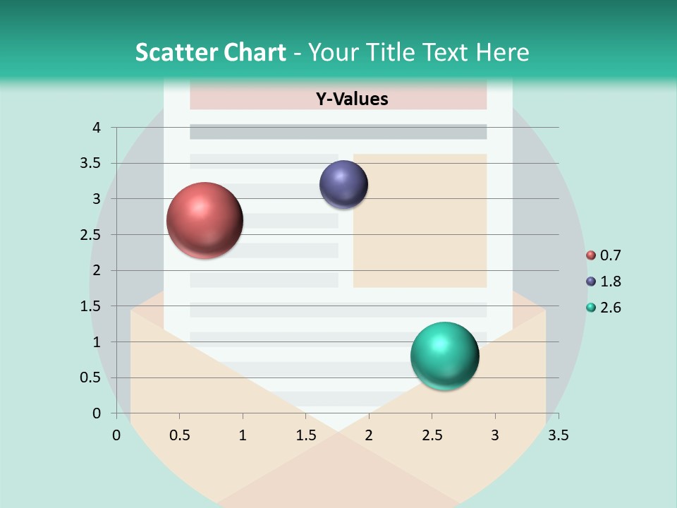An Email Envelope With A Paper In The Middle Of It PowerPoint Template