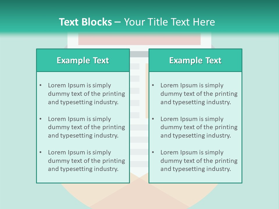 An Email Envelope With A Paper In The Middle Of It PowerPoint Template