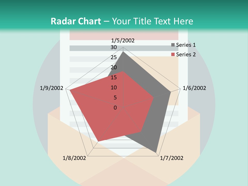 An Email Envelope With A Paper In The Middle Of It PowerPoint Template