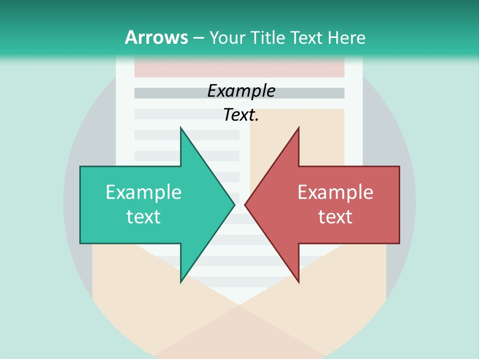 An Email Envelope With A Paper In The Middle Of It PowerPoint Template