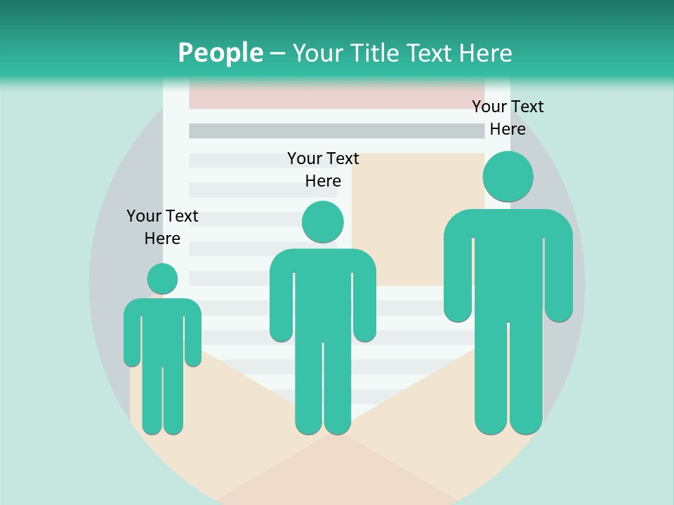 An Email Envelope With A Paper In The Middle Of It PowerPoint Template