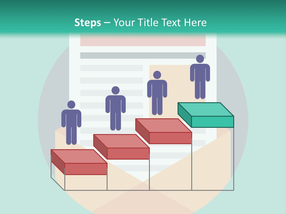 An Email Envelope With A Paper In The Middle Of It PowerPoint Template
