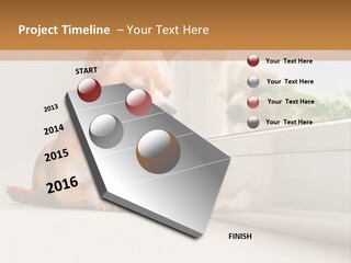 A Small Dog Is Looking Out Of A Window PowerPoint Template