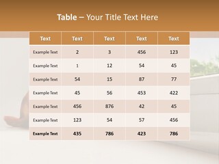 A Small Dog Is Looking Out Of A Window PowerPoint Template