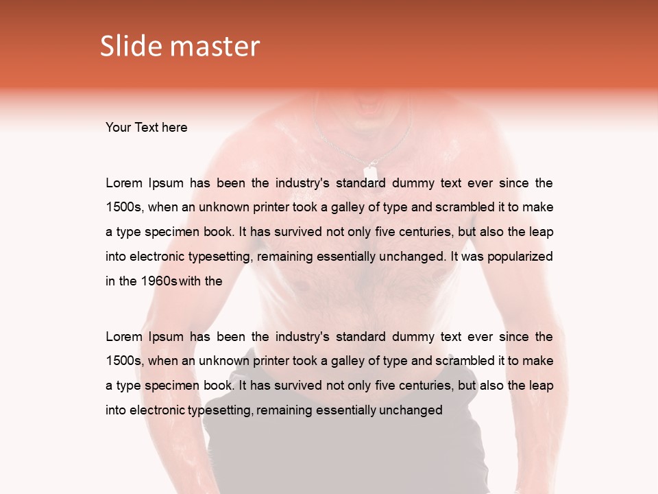 A Man With A Surprised Look On His Face PowerPoint Template