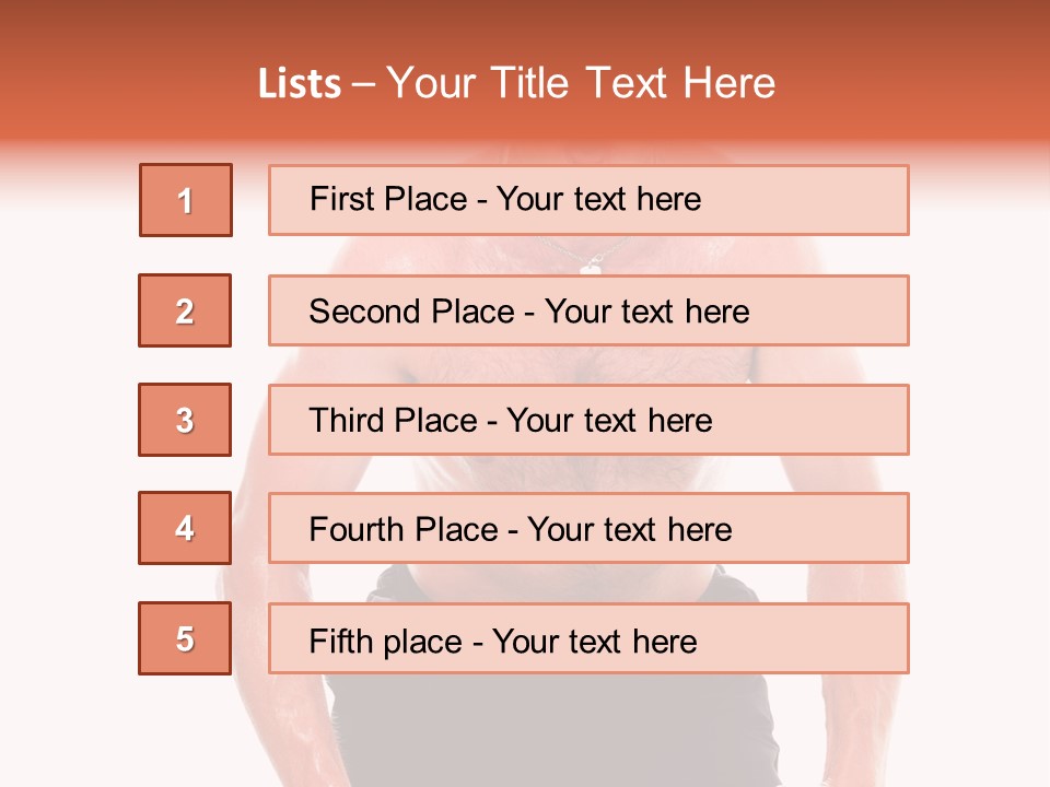 A Man With A Surprised Look On His Face PowerPoint Template