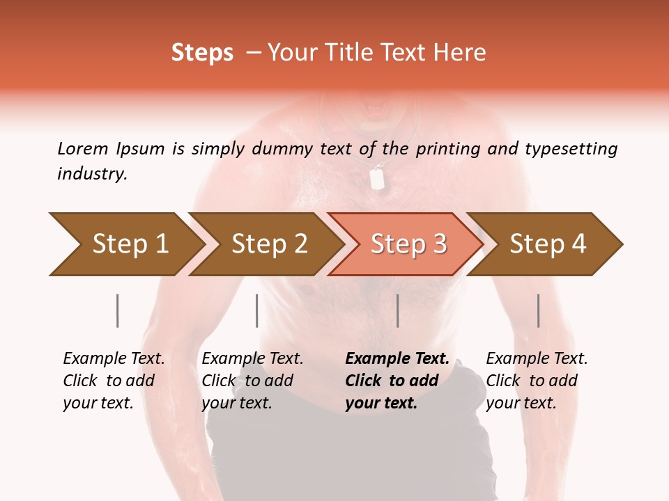 A Man With A Surprised Look On His Face PowerPoint Template