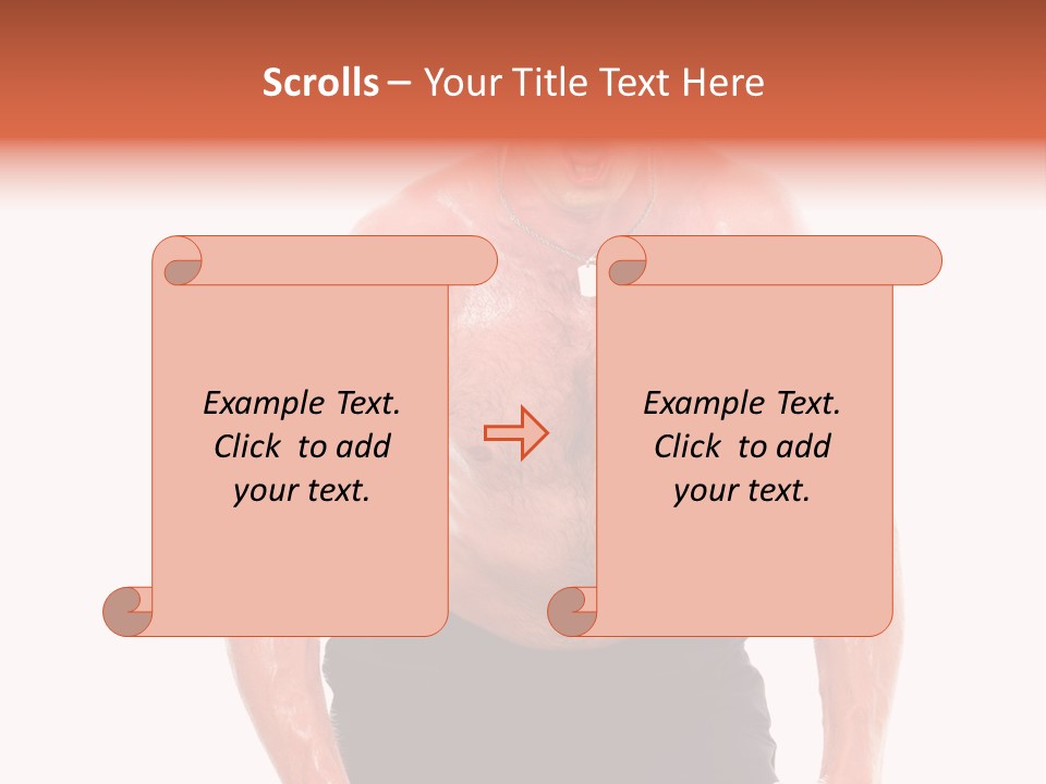 A Man With A Surprised Look On His Face PowerPoint Template