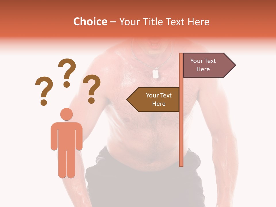 A Man With A Surprised Look On His Face PowerPoint Template