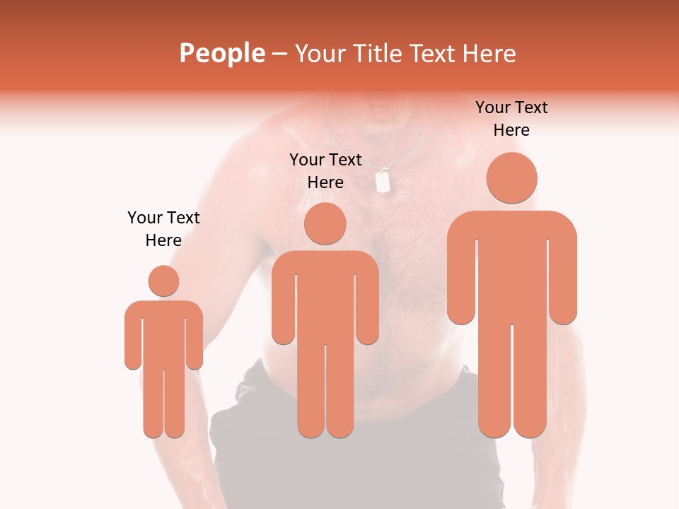 A Man With A Surprised Look On His Face PowerPoint Template