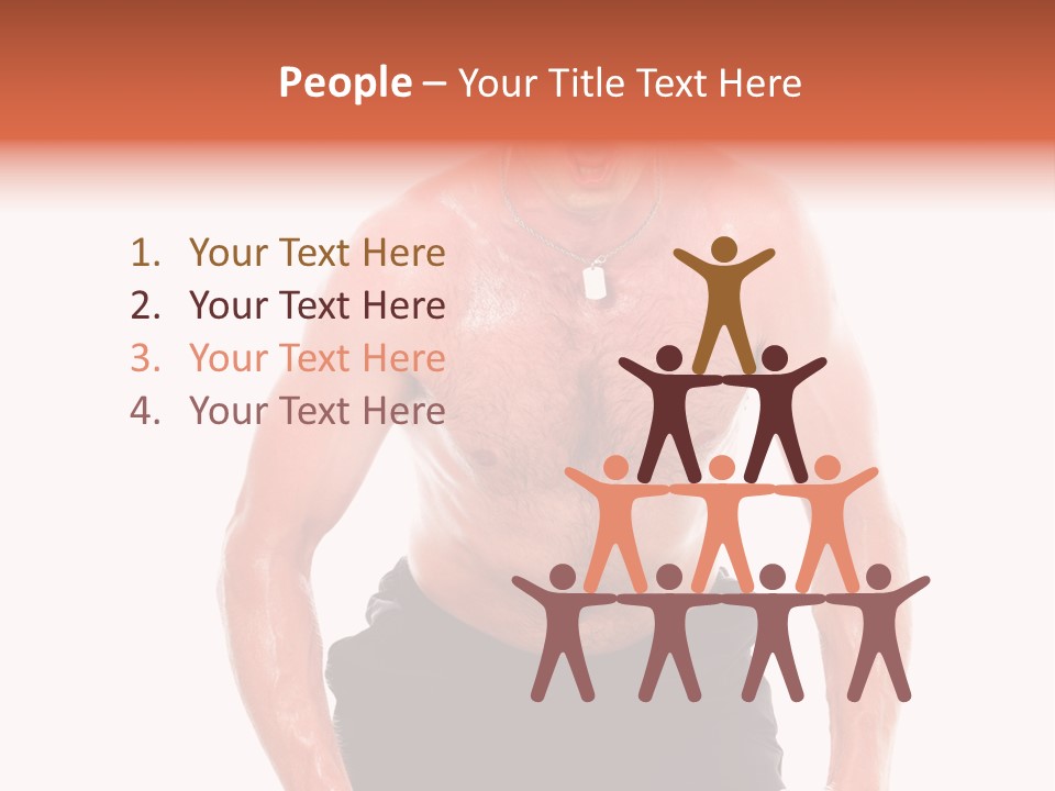 A Man With A Surprised Look On His Face PowerPoint Template