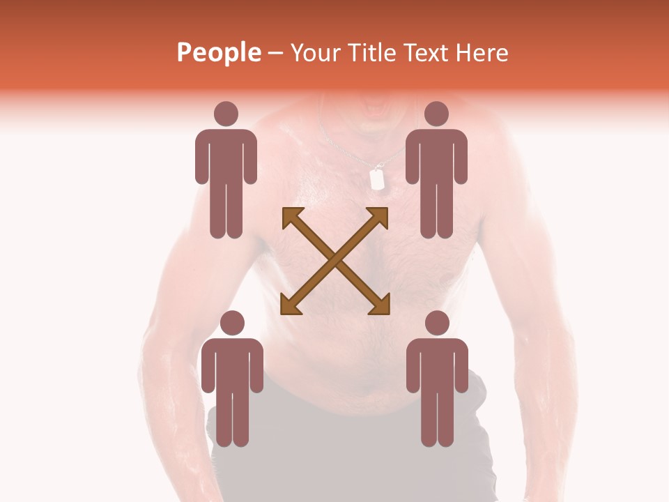 A Man With A Surprised Look On His Face PowerPoint Template