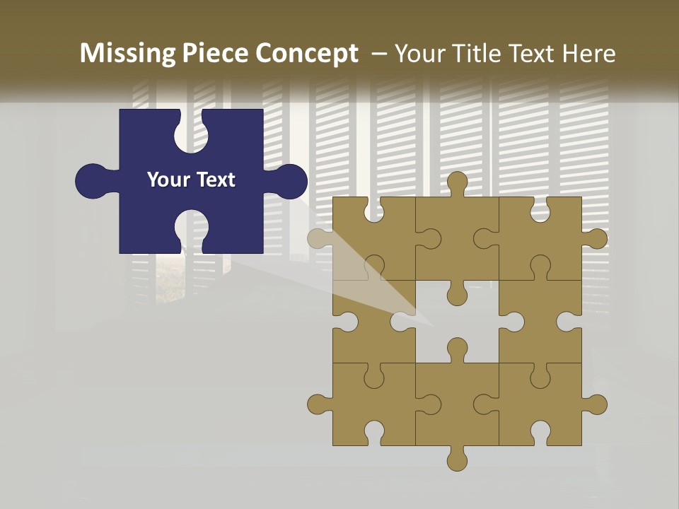 A Bed Sitting In A Bedroom Next To A Window PowerPoint Template