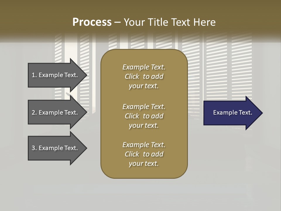 A Bed Sitting In A Bedroom Next To A Window PowerPoint Template