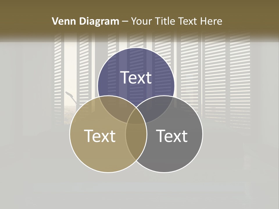 A Bed Sitting In A Bedroom Next To A Window PowerPoint Template