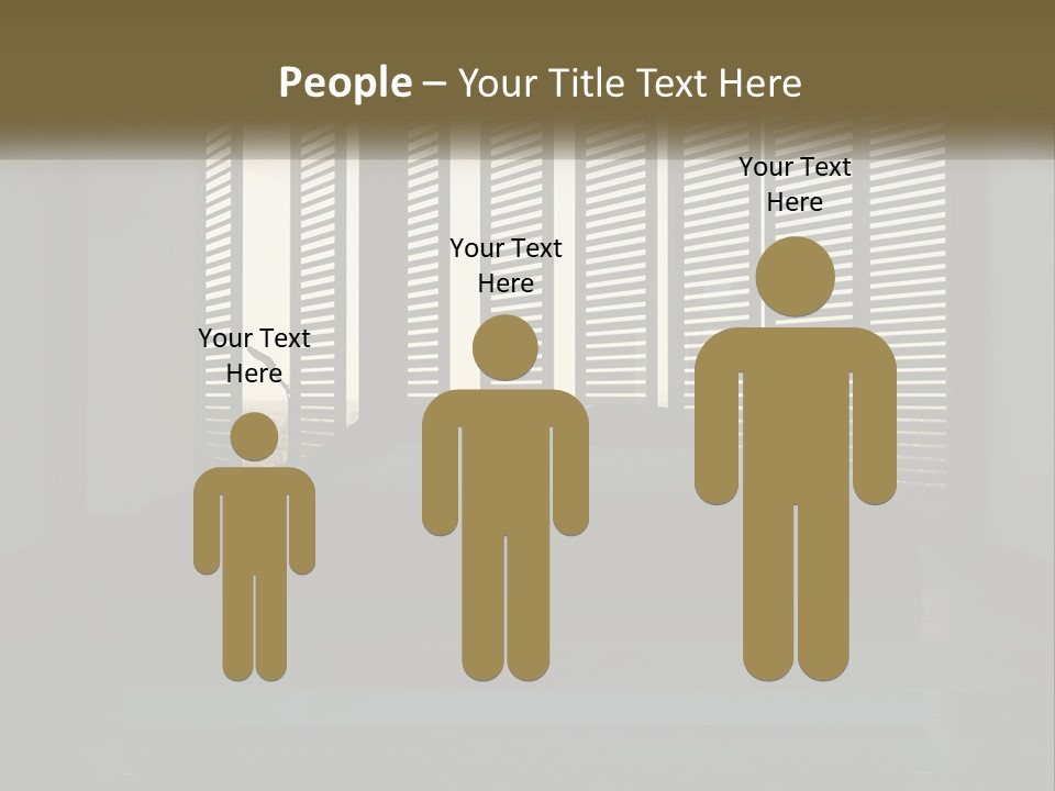 A Bed Sitting In A Bedroom Next To A Window PowerPoint Template