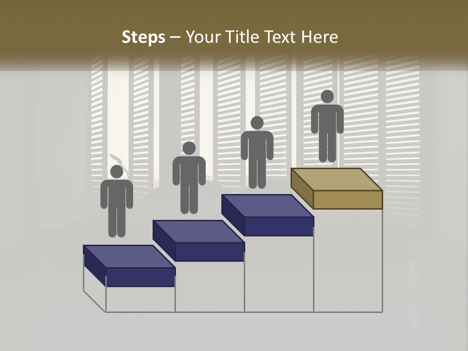 A Bed Sitting In A Bedroom Next To A Window PowerPoint Template