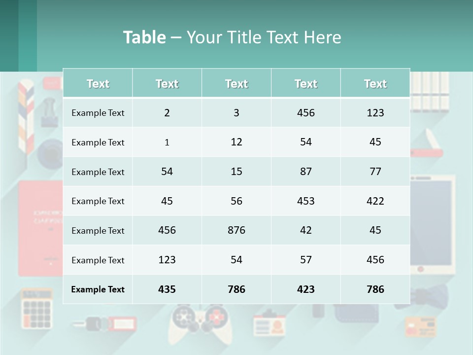 A Desktop Computer Sitting On Top Of A Desk PowerPoint Template
